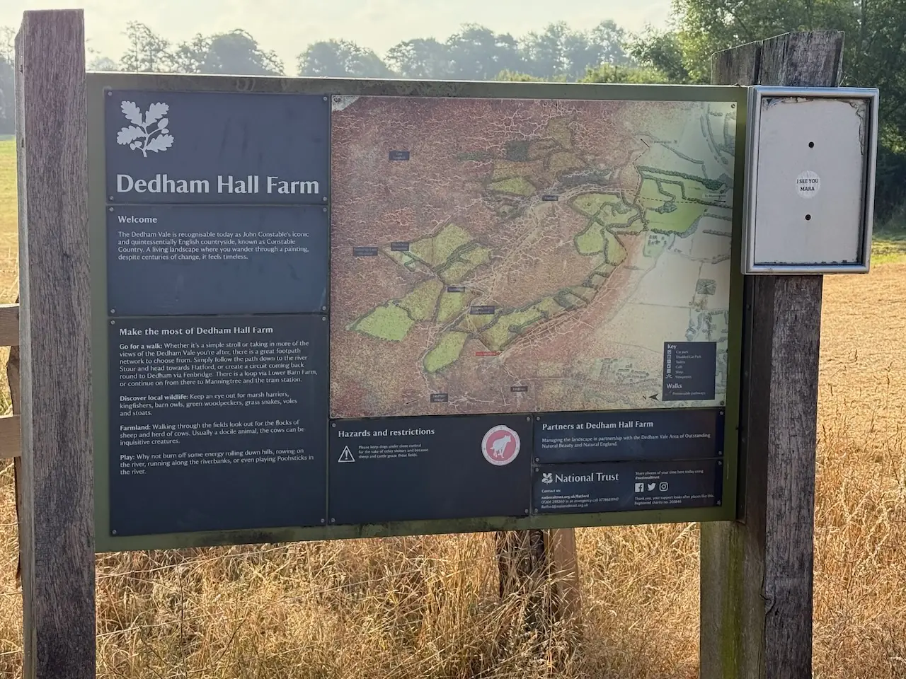 A closer look at the route map