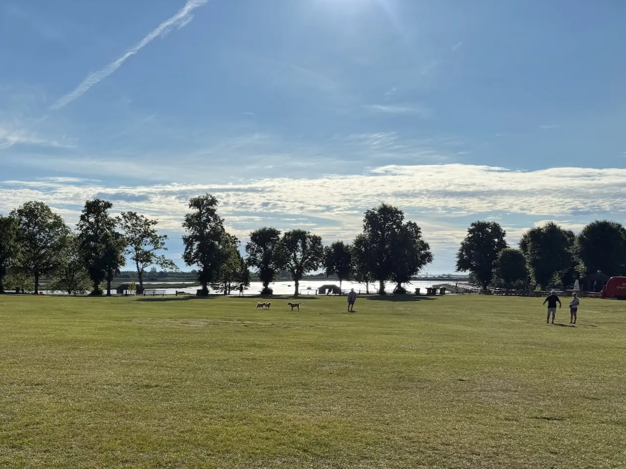 Large open green at Maldon Promenade.